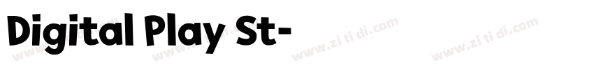 Digital Play St字体转换